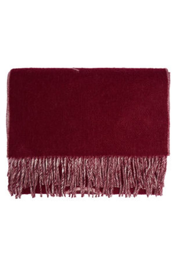 TOMMY HILFIGER - Tommy Hilfiger Szalik Script Logo AW0AW17786 Bordowy. Kolor: czerwony. Materiał: wełna