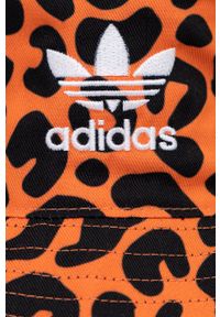 adidas Originals kapelusz x Rich Mnisi HD7058 kolor pomarańczowy. Kolor: pomarańczowy. Materiał: materiał #4