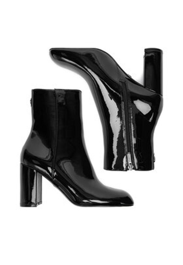 Nine West Botki CEO-TALA-01 Czarny. Kolor: czarny. Materiał: materiał