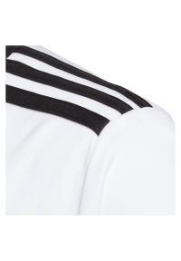 Adidas - Koszulka piłkarska dla dzieci adidas Entrada 18 Jr CF1044. Materiał: materiał, poliester, skóra, dzianina. Technologia: ClimaLite (Adidas). Wzór: paski, ze splotem. Sport: piłka nożna #4