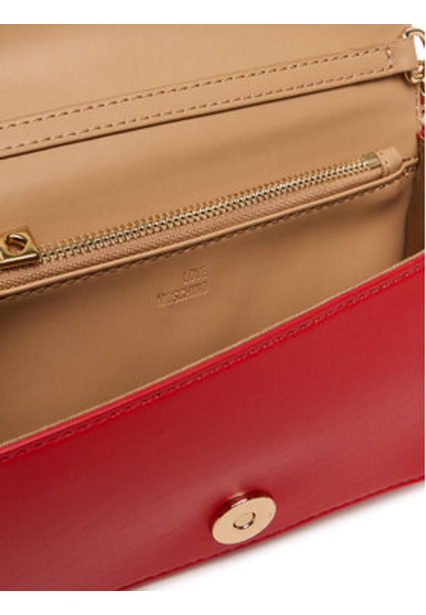 Love Moschino - LOVE MOSCHINO Torebka JC5681PP0NLA0500 Czerwony. Kolor: czerwony. Materiał: skórzane