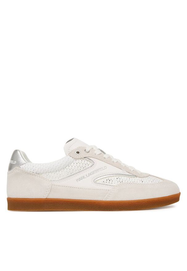 Karl Lagerfeld - KARL LAGERFELD Sneakersy Kandidate KL63826 Biały. Kolor: biały. Materiał: zamsz, skóra