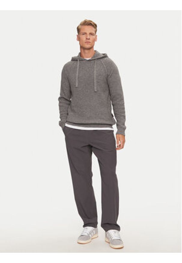 Replay Sweter UK4476.000.G22726 Szary Regular Fit. Kolor: szary. Materiał: wełna