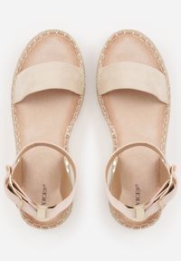 Renee - Wielokolorowe Sandały VICES na Platformie Ozdobione Plecionką z Juty Pellitoris. Kolor: wielokolorowy. Wzór: aplikacja. Sezon: lato. Obcas: na platformie. Styl: elegancki #9