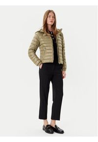 TOMMY HILFIGER - Tommy Hilfiger Kurtka puchowa WW0WW46788 Khaki Regular Fit. Kolor: brązowy. Materiał: syntetyk #5