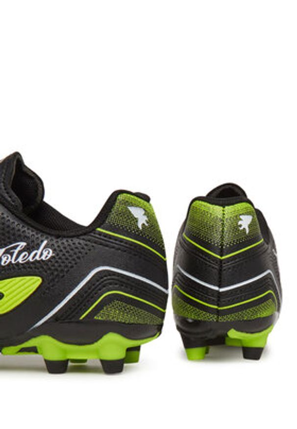 Joma Buty do piłki nożnej Toledo Jr 2501 TOJS2501FG Czarny. Kolor: czarny. Materiał: skóra