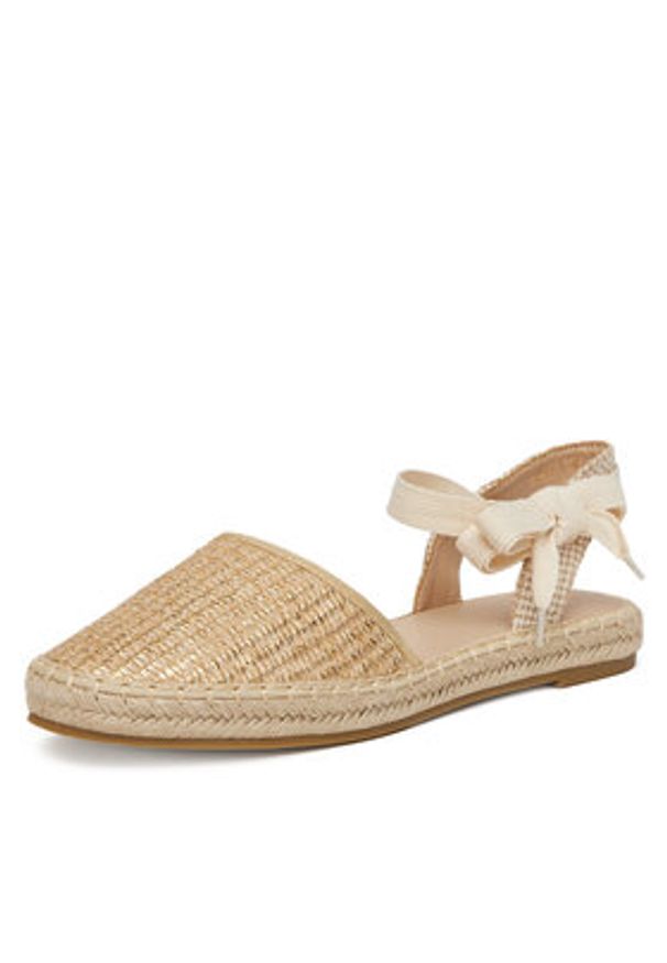 DeeZee Espadryle RS931-1 Beżowy. Kolor: beżowy. Materiał: materiał