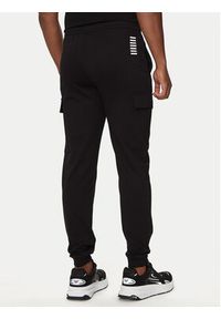 EA7 Emporio Armani Spodnie dresowe 8NPP67 PJVRZ 1200 Czarny Regular Fit. Kolor: czarny. Materiał: bawełna #4