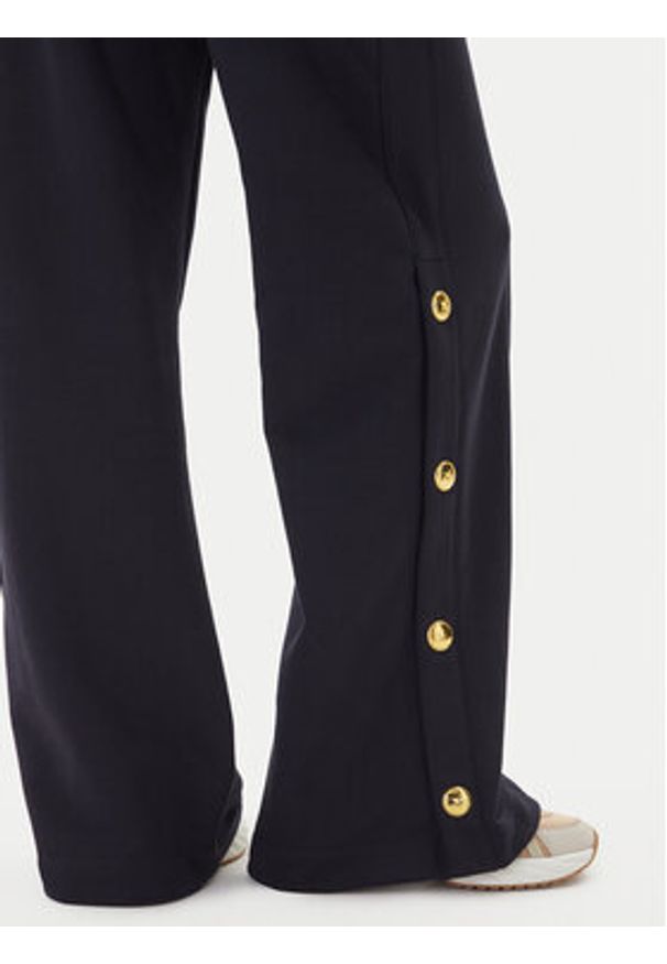 Pinko - PINKO Spodnie dresowe Pasticciato 105649 A2TC Granatowy Regular Fit. Kolor: niebieski. Materiał: bawełna