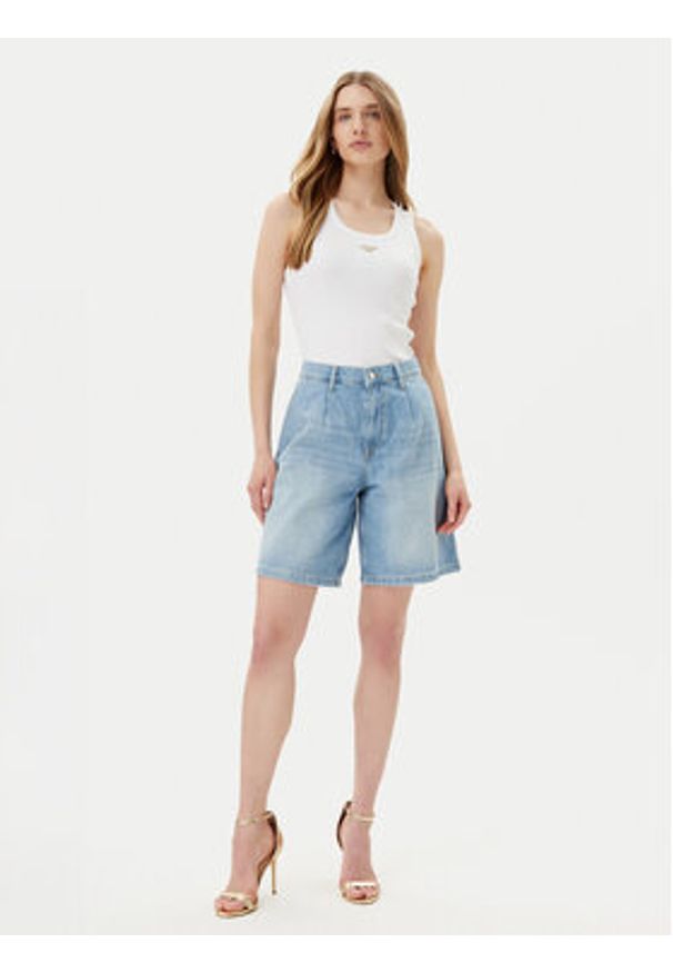 JOOP! Jeans Szorty jeansowe Eike 30046455 Niebieski Relaxed Fit. Kolor: niebieski. Materiał: bawełna