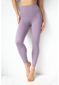 2SkIN - Legginsy sportowe damskie Glow up 2skin. Kolor: fioletowy. Sport: bieganie