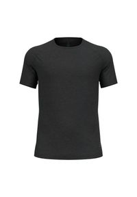 Koszulka do biegania męska Odlo T-shirt crew neck ACTIVE 365. Kolor: czarny, szary, wielokolorowy