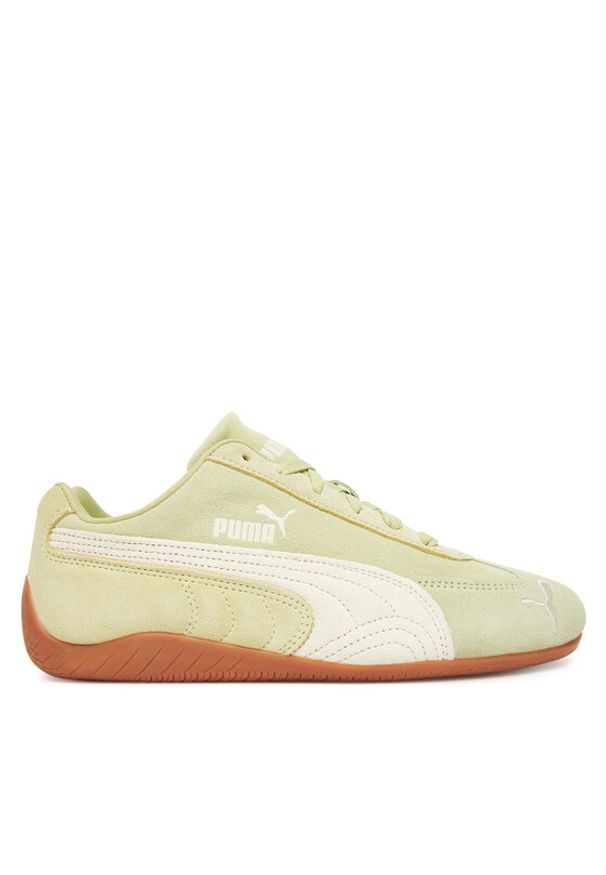 Puma Sneakersy Speedcat OG 398846 48 Zielony. Kolor: zielony. Materiał: skóra, zamsz