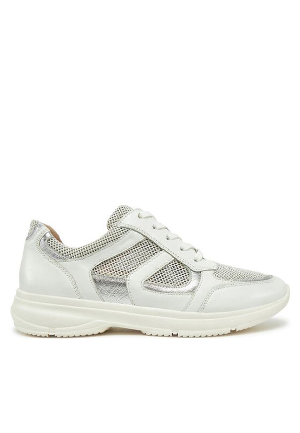 Caprice Sneakersy 9-23712-44 Biały. Kolor: biały. Materiał: skóra