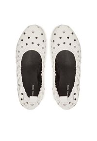 MICHAEL Michael Kors Baleriny Amy 40S5AYFP1L Biały. Kolor: biały. Materiał: skóra #6