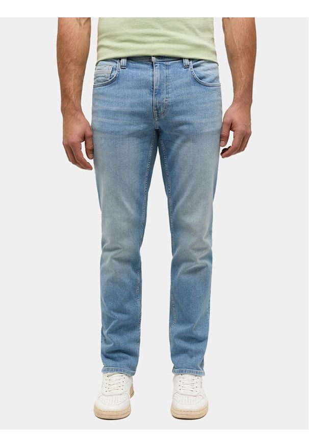 Mustang Jeansy Washington 1014877 Niebieski Straight Fit. Kolor: niebieski