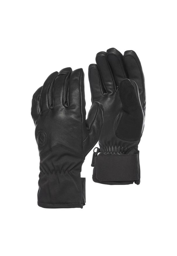 Rękawice turystyczne skórzane Black Diamond Tour Gloves pięciopalczaste. Kolor: czarny. Materiał: skóra. Sport: turystyka piesza