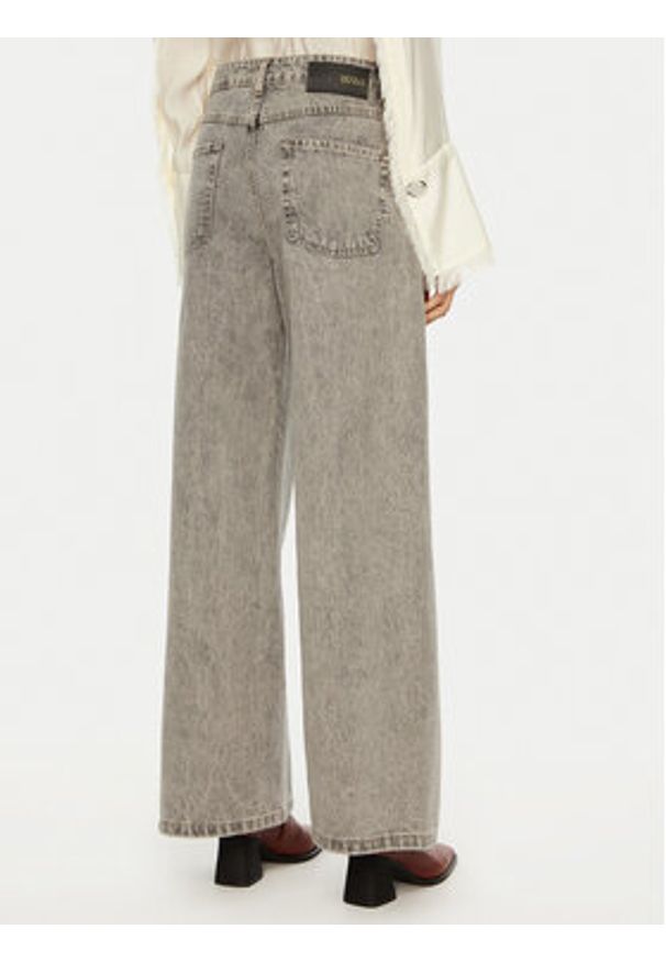 ViCOLO Jeansy DS0004 Szary Wide Leg. Kolor: szary