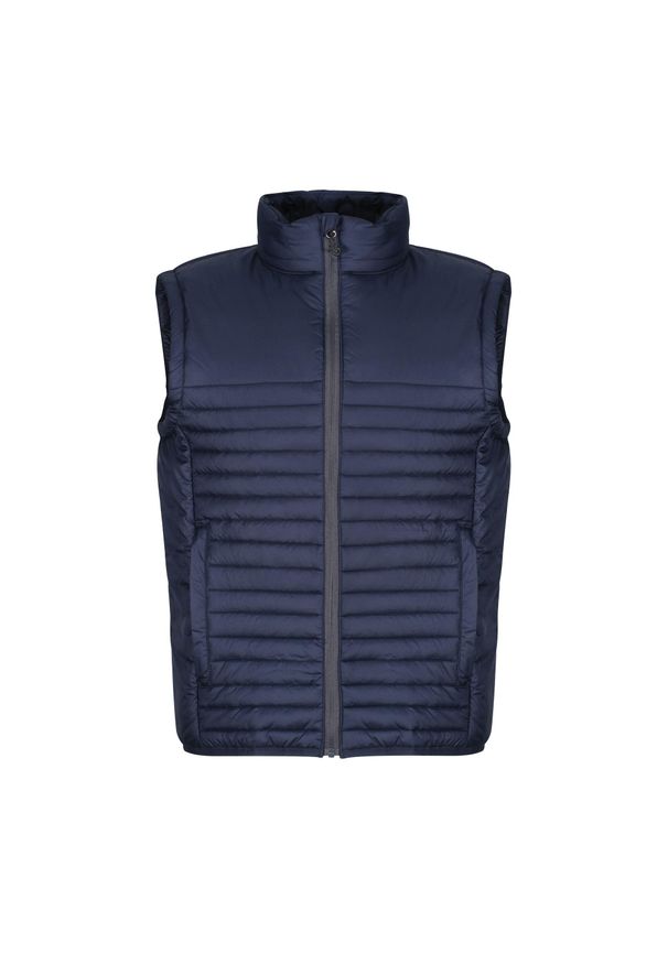 Regatta - Bezrękawnik Męska Ocieplana Z Recyklingu. Kolor: niebieski. Długość rękawa: bez rękawów. Sport: turystyka piesza