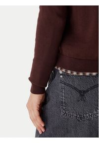 Tommy Jeans Sweter Essential DW0DW19888 Brązowy Regular Fit. Kolor: brązowy. Materiał: bawełna #3