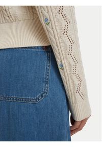 only - ONLY Kardigan Mist 15363392 Beżowy Slim Fit. Kolor: beżowy. Materiał: syntetyk #3