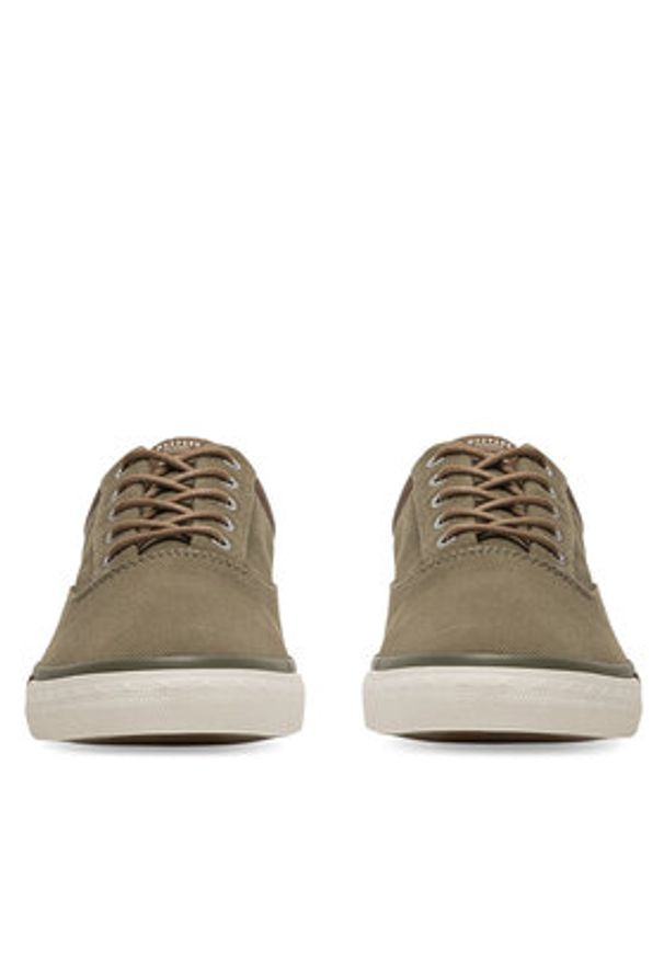 Mustang Trampki 4072-315 Khaki. Kolor: brązowy. Materiał: materiał