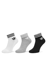 Adidas - Zestaw 3 par wysokich skarpet unisex adidas. Wzór: kolorowy