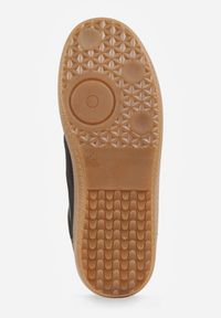 Renee - Czarne Sneakersy z Ozdobnymi Przeszyciami przed Kostkę Redala. Wysokość cholewki: przed kostkę. Kolor: czarny #8