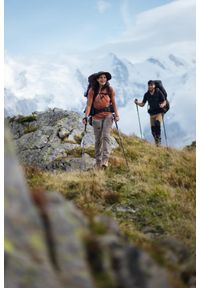 SIMOND - Koszulka damska trekkingowa z krótkim rękawem Forclaz MT900 merino seamless. Kolor: brązowy. Materiał: wełna, elastan, poliamid, materiał. Długość rękawa: krótki rękaw. Długość: krótkie. Sport: turystyka piesza