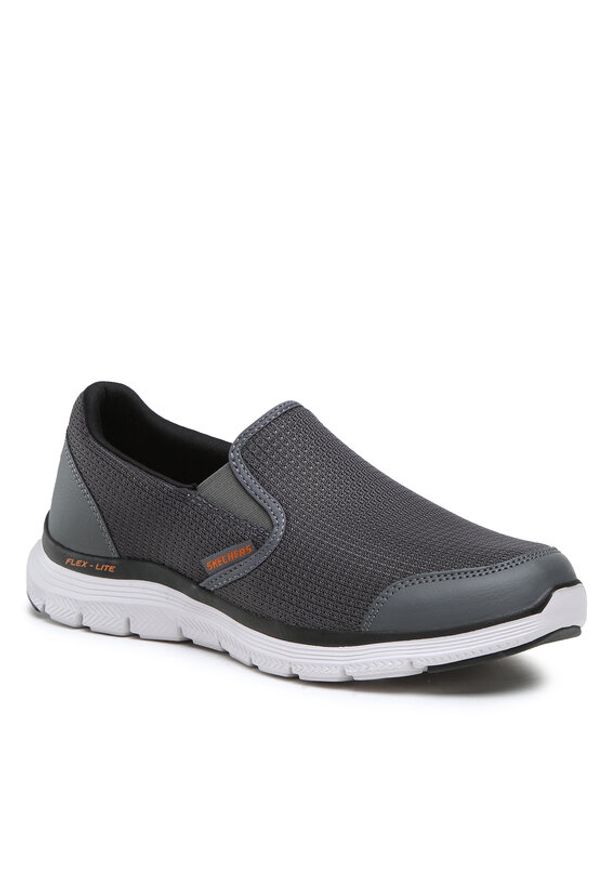 skechers - Skechers Półbuty Tuscan 232230/CCOR Szary. Kolor: szary. Materiał: materiał
