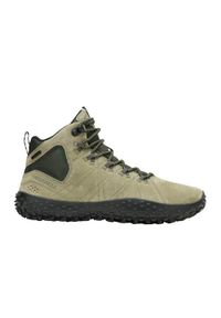 Buty do biegania męskie Merrell J5006859. Zapięcie: sznurówki. Kolor: zielony. Materiał: skóra. Szerokość cholewki: normalna. Sport: bieganie