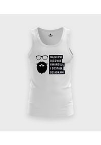 MegaKoszulki - Tank top męski Najlepsi ojcowie. Materiał: bawełna #1