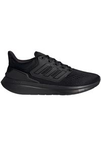 Adidas - Buty adidas EQ21 M H00521 czarne. Zapięcie: sznurówki. Kolor: czarny. Materiał: materiał, syntetyk. Szerokość cholewki: normalna. Sport: bieganie