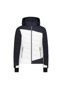 Kurtka narciarska damska CMP 34W4596A001. Typ kołnierza: kaptur. Kolor: wielokolorowy. Materiał: syntetyk. Sezon: zima. Sport: narciarstwo #1