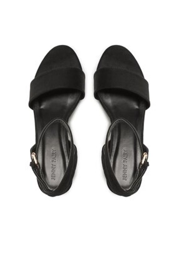 Jenny Fairy Sandały WYL2174-14 Czarny. Kolor: czarny. Materiał: materiał