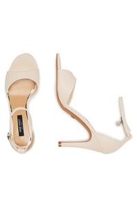 Nine West Sandały S4S16766 Beżowy. Kolor: beżowy. Materiał: materiał #11