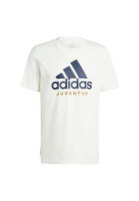 Adidas - Koszulka Juventus Seasonal Graphic. Kolor: biały. Materiał: dzianina