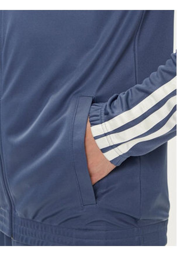 Adidas - adidas Dres 3-Stripes JX5529 Niebieski Regular Fit. Kolor: niebieski. Materiał: syntetyk