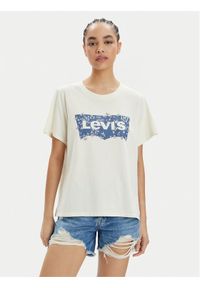 Levi's® T-Shirt The Perfect 35790-0349 Biały Regular Fit. Kolor: biały. Materiał: bawełna