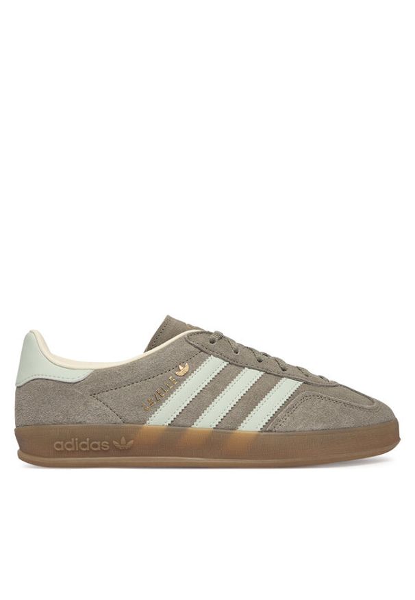 Adidas - adidas Sneakersy Gazelle Indoor JR2430 Szary. Kolor: szary. Materiał: zamsz, skóra. Model: Adidas Gazelle