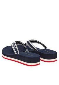 TOMMY HILFIGER - Tommy Hilfiger Japonki Flag Print FW0FW09195 Granatowy. Kolor: niebieski. Materiał: materiał. Wzór: nadruk #3