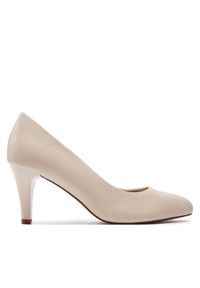 Caprice Szpilki 9-22405-42 Écru. Kolor: kremowy. Materiał: skóra. Obcas: na szpilce #1