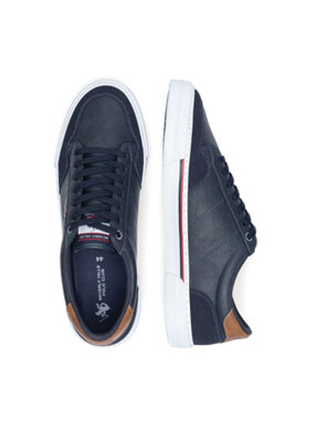 Beverly Hills Polo Club Tenisówki V5-6248 Granatowy. Kolor: niebieski. Materiał: syntetyk