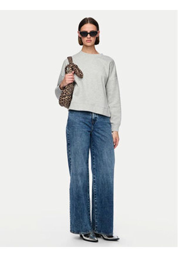 Pieces Bluza Chili 17113432 Szary Regular Fit. Kolor: szary. Materiał: bawełna