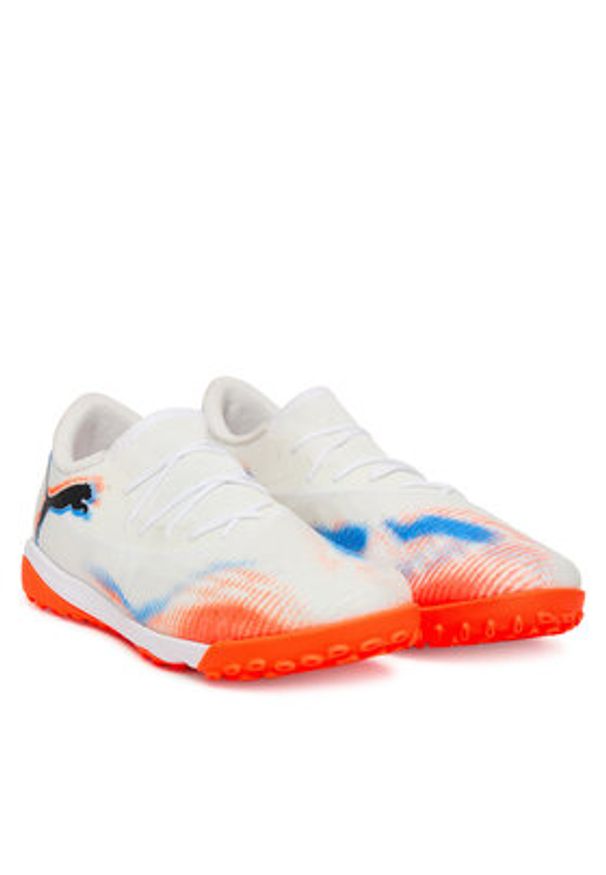 Puma Buty do piłki nożnej Future 8 Match Low Tt 108601 01 Biały. Kolor: biały. Materiał: materiał, syntetyk