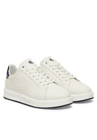 Lauren Ralph Lauren - LAUREN RALPH LAUREN Sneakersy 802959226002 Biały. Kolor: biały. Materiał: skóra #5