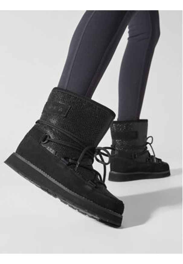 LUHTA - Luhta Śniegowce Nauttiva 75580 400 L Czarny. Kolor: czarny. Materiał: skóra