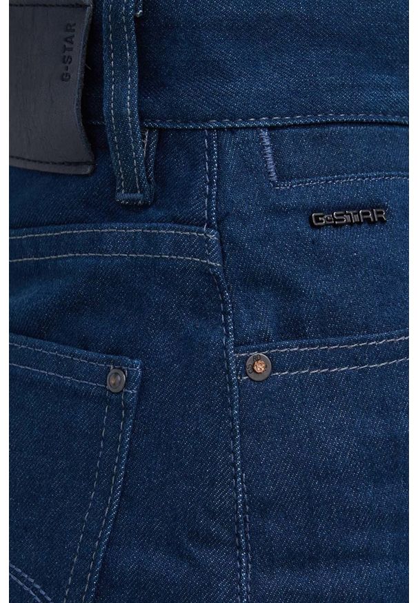 G-Star RAW - G-Star Raw Jeansy Tedie damskie high waist. Stan: podwyższony. Kolor: niebieski