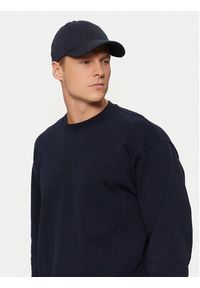 TOMMY HILFIGER - Tommy Hilfiger Czapka z daszkiem Herringbone AM0AM13006 Granatowy. Kolor: niebieski. Materiał: bawełna #4