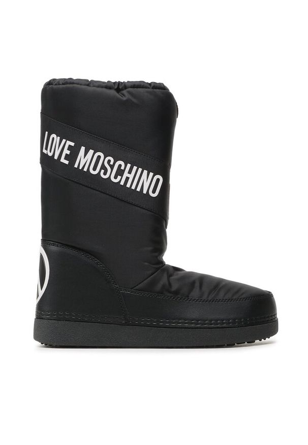 Love Moschino - Śniegowce LOVE MOSCHINO. Kolor: czarny